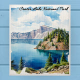 Crater Lake National Park Swedish Dish Cloth Sponge