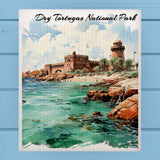 Dry Tortugas National Park Swedish Dish Cloth Sponge