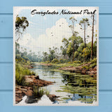 Everglades National Park Swedish Dish Cloth Sponge