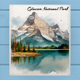 Glacier National Park Swedish Dish Cloth Sponge