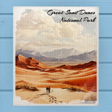 Great Sand Dunes National Park Swedish Dish Cloth Sponge