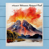 Hawaii Volcanoes National Park Swedish Dish Cloth Sponge