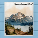 Olympic National Park Swedish Dish Cloth Sponge