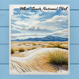 White Sands National Park Swedish Dish Cloth Sponge