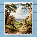 Wind Cave National Park Swedish Dish Cloth Sponge