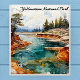 Yellowstone National Park Swedish Dish Cloth Sponge