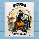 Trickor Treat Cat Pumpkin Halloween Dishcloth