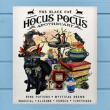 Black Cat Apothecary Halloween Swedish Dish Cloth Sponge