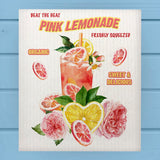 Beat the Heat Farm Fresh Pink Lemonade Dishcloth