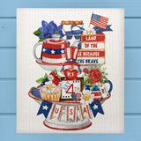 Free becase of the Brave Patriotic Gnome Dishcloth