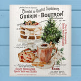 French Patisserie Holiday Tea Party Dishcloth