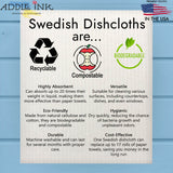 Custom Printed Swedish Dishcloths