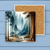 California Landmark & Landscape Watercolor Stone Coaster