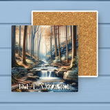 Delaware Landmark & Landscape Watercolor Stone Coaster