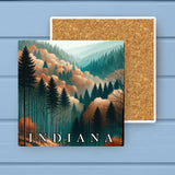 Indiana Landmark & Landscape Watercolor Stone Coaster