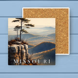 Missouri Landmark & Landscape Watercolor Stone Coaster