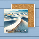 New Mexico Landmark & Landscape Watercolor Stone Coaster