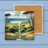 Rhode Island Landmark & Landscape Watercolor Stone Coaster