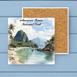 American Samoa National Park Absorbant Stone Coaster