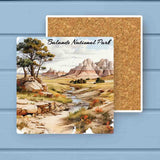 Badlands National Park Absorbant Stone Coaster