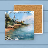 Biscayne National Park Absorbant Stone Coaster