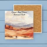 Great Sand Dunes National Park Absorbant Stone Coaster