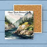 Kenai Fjords National Park Absorbant Stone Coaster