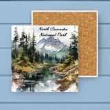 North Cascades National Park Absorbant Stone Coaster