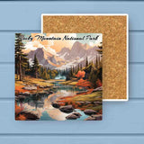 Rocky Mountain National Park Absorbant Stone Coaster