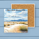 White Sands National Park Absorbant Stone Coaster