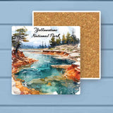 Yellowstone National Park Absorbant Stone Coaster
