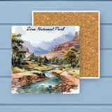 Zion National Park Absorbant Stone Coaster
