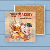 Pumpkin Spice Everything Bakery Fall Absorbant Stone Coaster