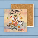 Pumpkin Spice & Everything Nice Fall Absorbant Stone Coaster