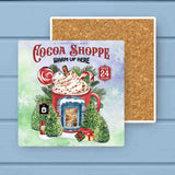 Sweet & Cozy Coffee Cup Cocoa Shoppe Absorbant Stone Coaster