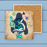 Dungeon Master D20 Fantasy RPG Absorbant Stone Coaster